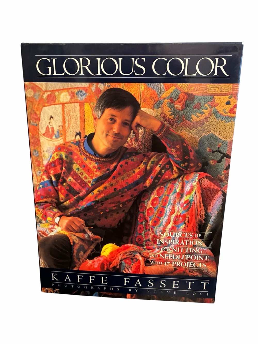 Kaffe Fassett Glorious Color Knitting Needlepoint Hardcover Book 17 Projects